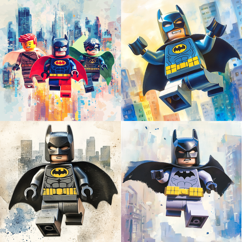 Pastel batman lego on sale