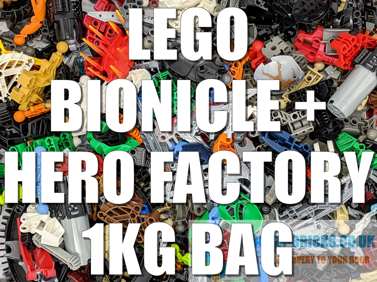 ⭐️️1Kg/1000g LEGO BIONICLE/HERO FACTORY PARTS +WIDE VARIETY +CAREFULLY CLEANED⭐️