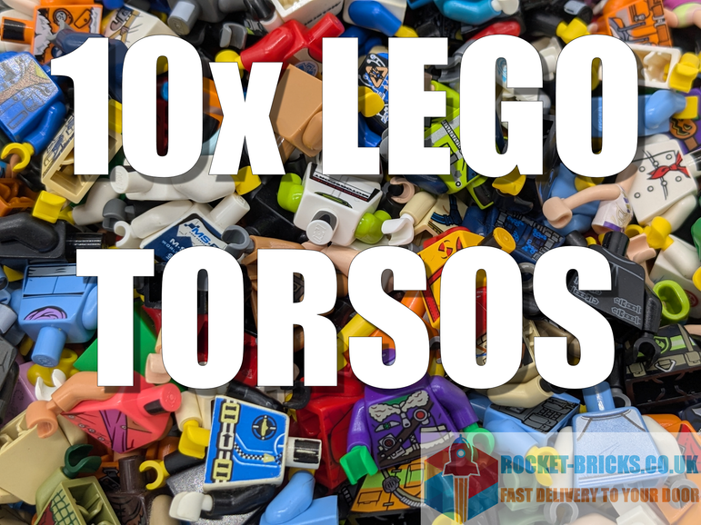 10x LEGO MINIFIGURE TORSOS - CUSTOMISE YOUR MINIFIGURES!