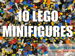 BULK PACK OF 10 GENUINE LEGO MINIFIGURES