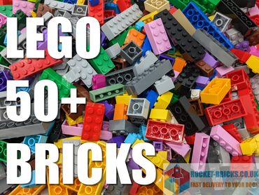 ⭐️️50+ BRAND NEW LEGO BRICKS + MIXED COLOURS + MIXED SIZES + HOURS OF FUN!⭐️