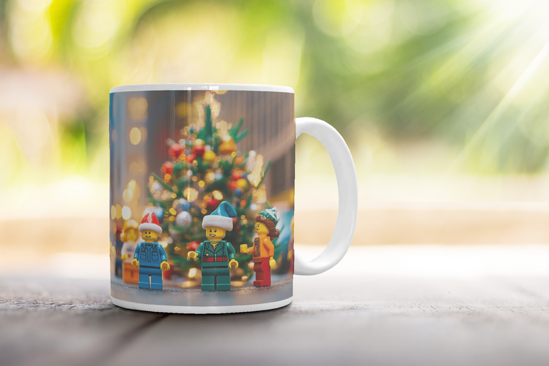 ⭐️️Exclusive Lego Christmas Scene Mug - The Chrysler Building | NYC | New York⭐️️