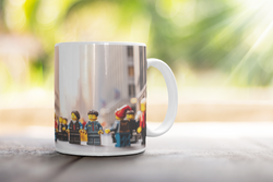 ⭐️️Exclusive Lego Christmas Scene Mug - Wall Street & NYSE | NYC | New York⭐️️