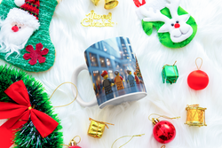 ⭐️️Exclusive Lego Christmas Scene Mug - Seagram Building | NYC | New York⭐️️