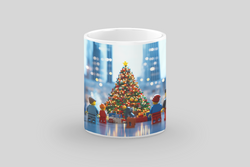 ⭐️️Exclusive Lego Christmas Scene Mug - Seagram Building | NYC | New York⭐️️