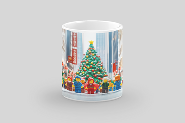 ⭐️️Exclusive Lego Christmas Scene Mug - Fifth Avenue | NYC | New York⭐️️