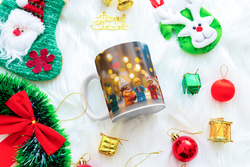 ⭐️️Exclusive Lego Christmas Scene Mug - The Chrysler Building | NYC | New York⭐️️