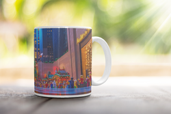 ⭐️️Exclusive Lego Christmas Scene Mug - Radio City Music Hall | NYC | New York⭐️️