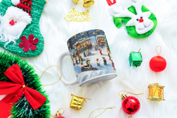 ⭐️️Exclusive Lego Christmas Scene Mug - Washington Square Park | NYC | New York⭐️️
