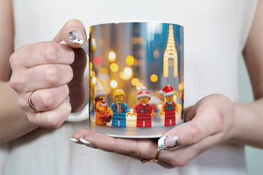 ⭐️️Exclusive Lego Christmas Scene Mug - The Chrysler Building | NYC | New York⭐️️