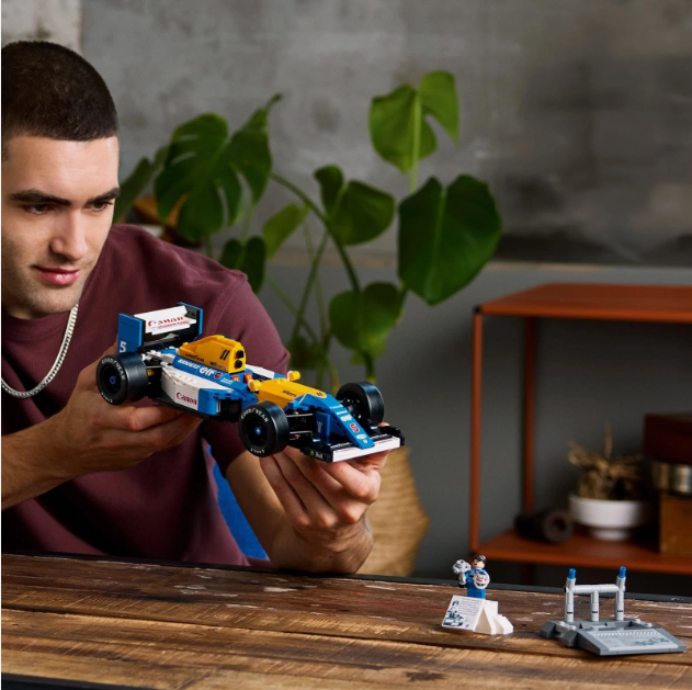 LEGO Icons Williams Racing FW14B & Nigel Mansell Home Office Desk Decor 10353