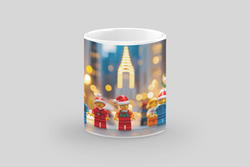 ⭐️️Exclusive Lego Christmas Scene Mug - The Chrysler Building | NYC | New York⭐️️