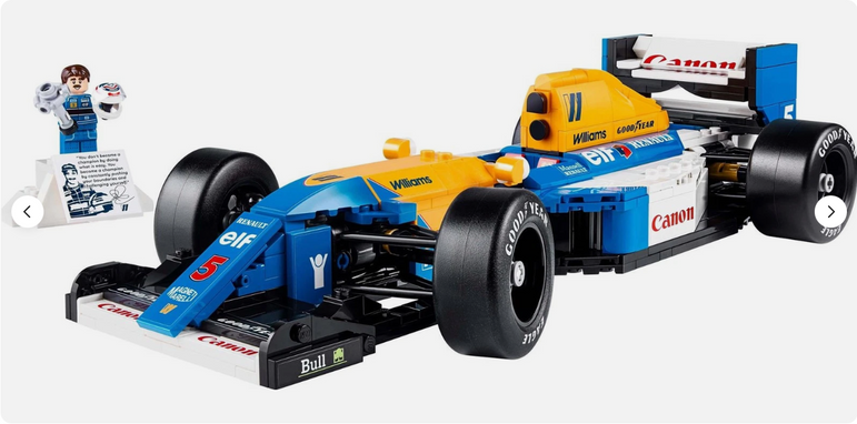 LEGO Icons Williams Racing FW14B & Nigel Mansell Home Office Desk Decor 10353