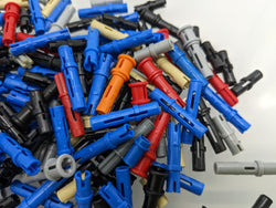 LEGO® Technic 300 Mixed Pins Bulk Genuine – Mixed Lengths & Colours – Blue, Black, Red, Grey – UK Seller