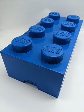 LEGO® Storage Box 2x4 Brick 8 Stud Blue Genuine Large 5001266
