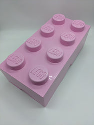 LEGO® Storage Box 2x4 Brick 8 Stud Light Purple Genuine Large 5007126
