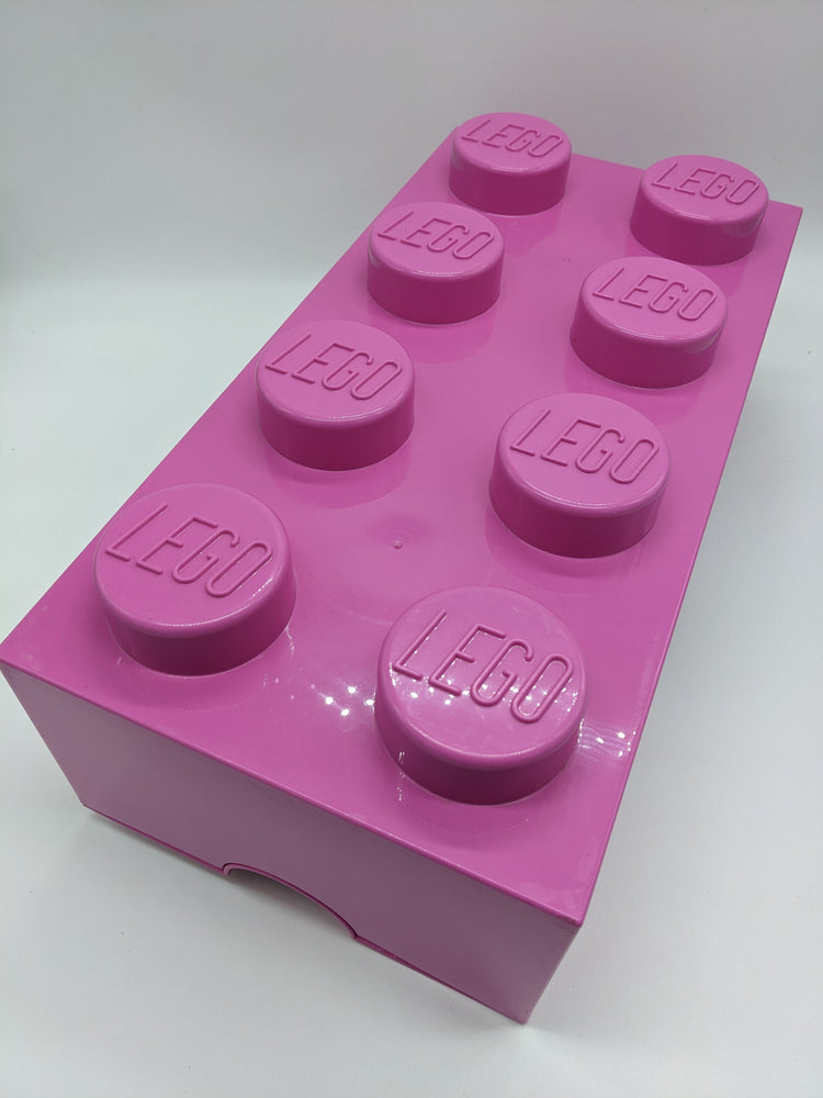 LEGO® Storage Box 2x4 Brick 8 Stud Dark Pink Genuine Large 5006914