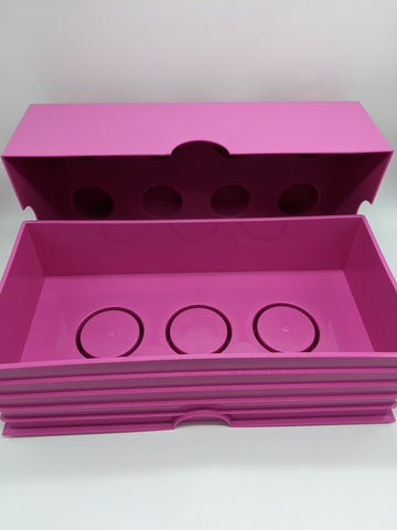 LEGO® Storage Box 2x4 Brick 8 Stud Dark Pink Genuine Large 5006914