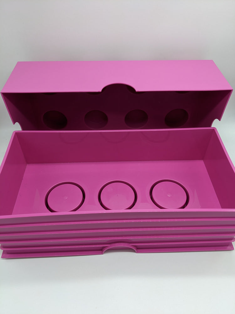 LEGO® Storage Box 2x4 Brick 8 Stud Dark Pink Genuine Large 5006914