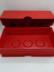 LEGO® Storage Box 2x4 Brick 8 Stud Red Genuine Large 5006867
