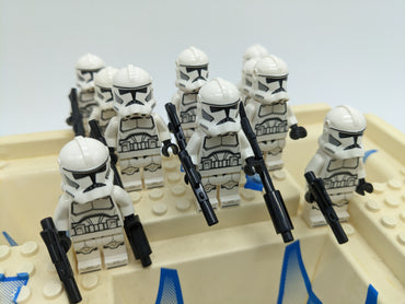 LEGO Star Wars Clone Trooper (Phase 2) Minifigure Bundle X10 SW1319 | 75372 | Army