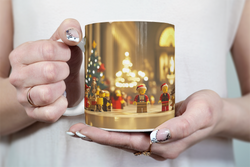 ⭐️️Exclusive Lego Christmas Scene Mug - Metropolitan Museum of Art | NYC | New York⭐️️