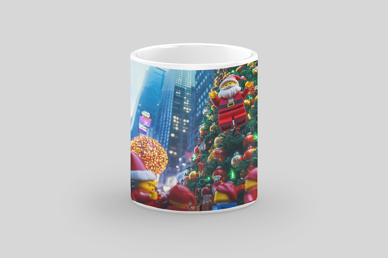 ⭐️️Exclusive Lego Christmas Scene Mug - Times Square | NYC | New York⭐️️