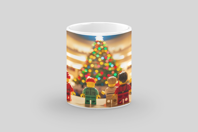 ⭐️️Exclusive Lego Christmas Scene Mug - Guggenheim Museum | NYC | New York⭐️️