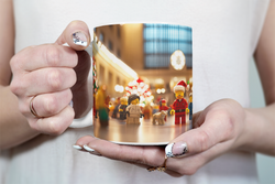 ⭐️️Exclusive Lego Christmas Scene Mug - Grand Central Station | NYC | New York⭐️️