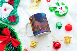 ⭐️️Exclusive Lego Christmas Scene Mug - Radio City Music Hall | NYC | New York⭐️️