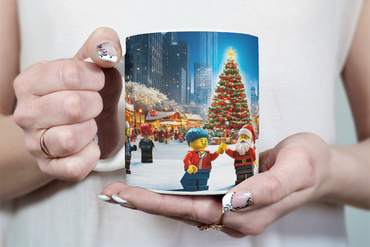 ⭐️️Exclusive Lego Christmas Scene Mug - Bryant Park | NYC | New York⭐️️