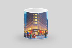 ⭐️️Exclusive Lego Christmas Scene Mug - The Flatiron Building | NYC | New York⭐️️