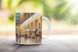 ⭐️️Exclusive Lego Christmas Scene Mug - Grand Central Station | NYC | New York⭐️️