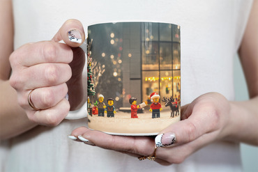 ⭐️️Exclusive Lego Christmas Scene Mug - MoMA | NYC | New York⭐️️