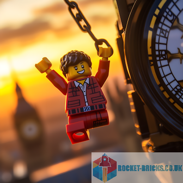 Sunset Swing: Big Ben Minifigure Art Print