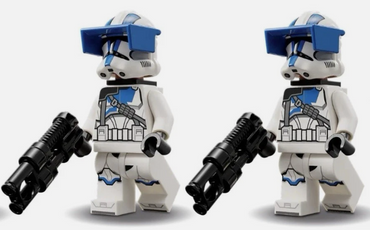 LEGO Star Wars 75345 Clone Heavy Trooper, 501st Legion sw1247 X2 New Genuine