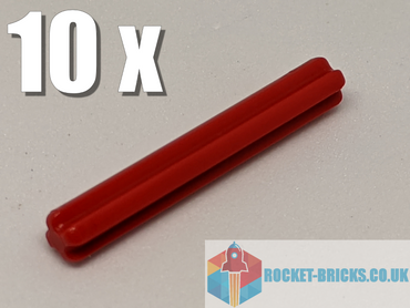 ⭐️️10 x NEW LEGO 3705 AXLE 4 - RED - 6129995️⭐️