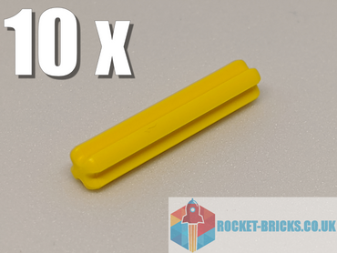 ⭐️️10 x NEW LEGO 4519 AXLE 3 - YELLOW - 6130007️⭐️